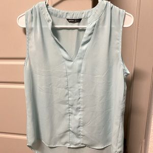 Light Blue High Low Tank